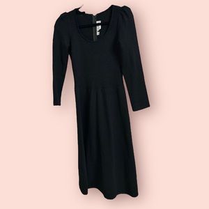 St.John knit vintage longsleeve dress sz M